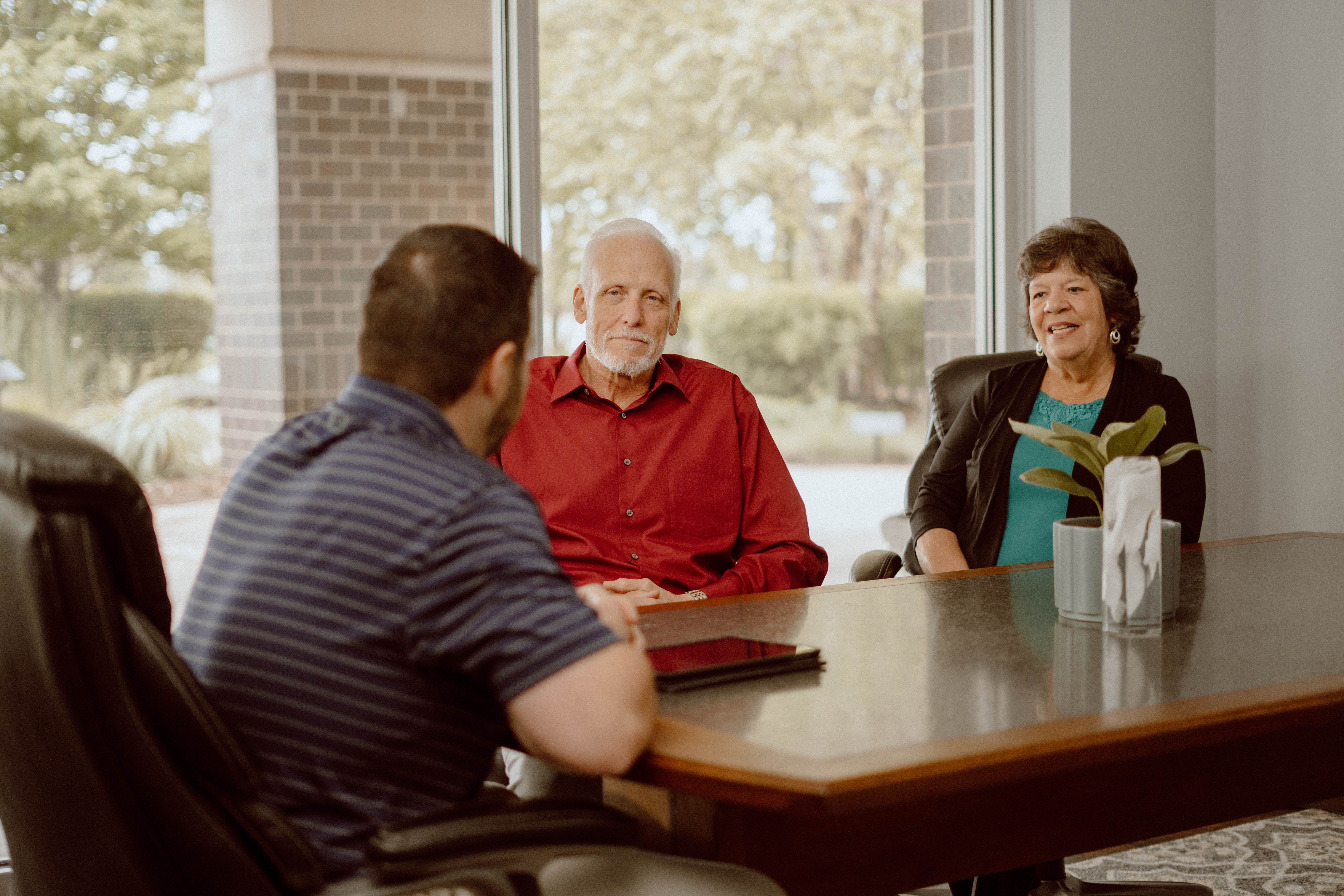 StewardRight advisors meeting with clients