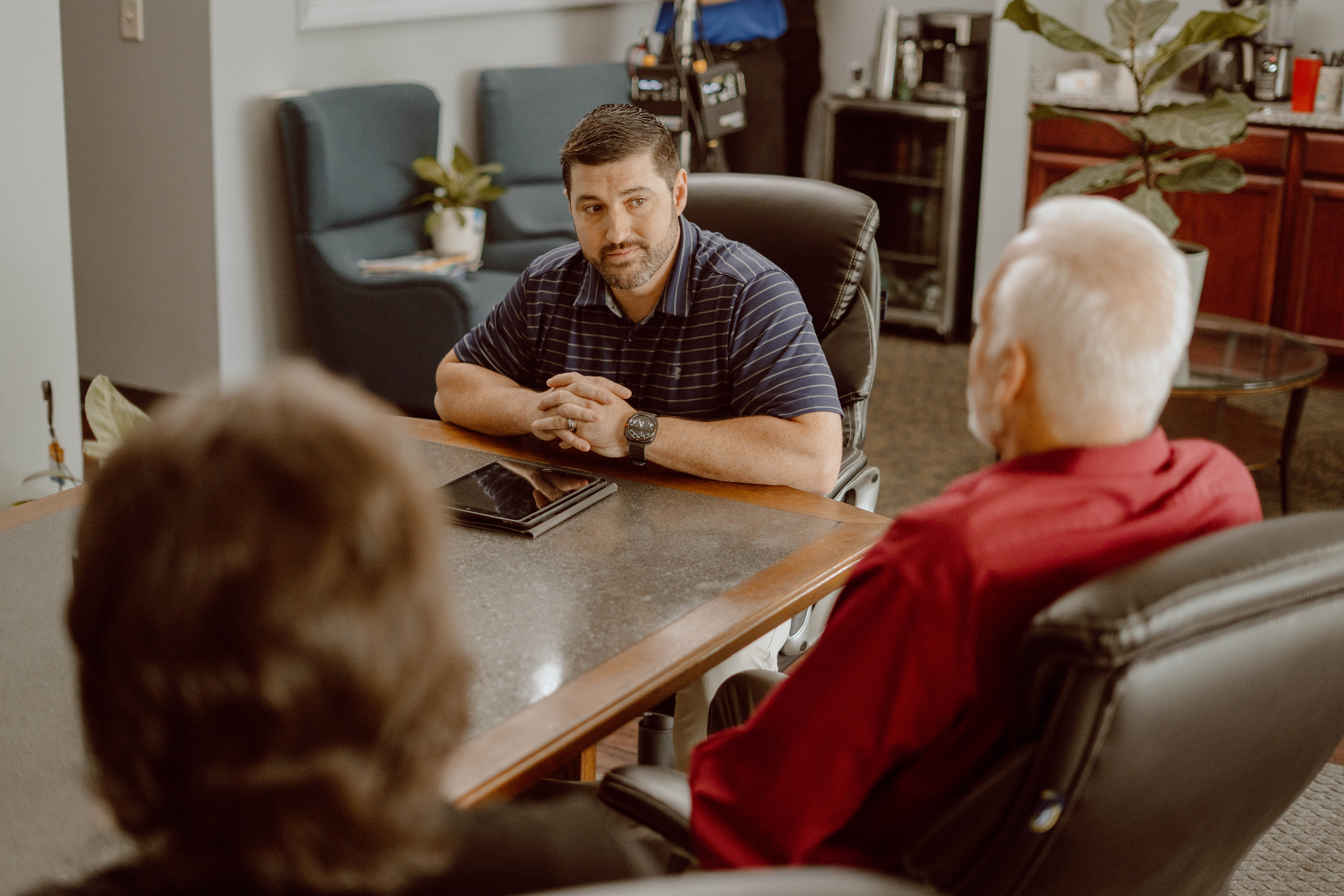 StewardRight advisor in consultation with clients